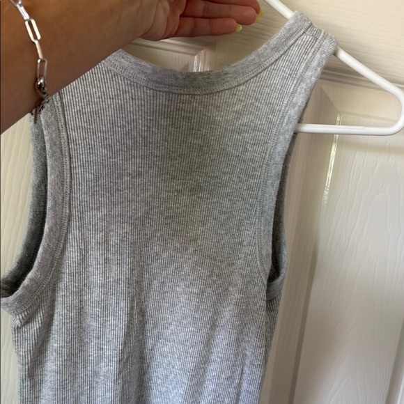 Universal Thread Light Gray Ribbed Dress - Picture 5 of 6